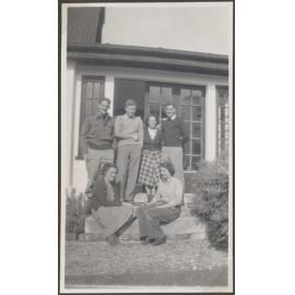 Group on steps