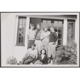 Group on steps