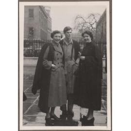 Brenda Slade with two others, University of Cambridge