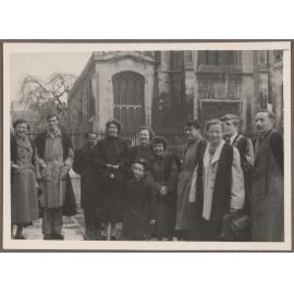 Brenda Slade and others in Cambridge