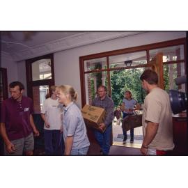 Students arriving at St Margaret's College