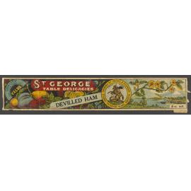 "St. George Table Delicacies Devilled Ham"
