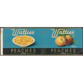 "Wattie's Peaches Clingstone Slices Preserved In Syrup"
