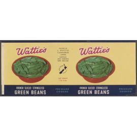"Wattie's French Sliced Stringless Green Beans"