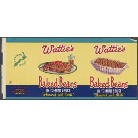 "Wattie's Baked Beans In Tomato Sauce Flavoured with Pork"