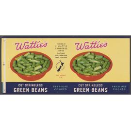"Wattie's Cut Stringless Green Beans"