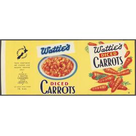 "Wattie's Diced Carrots"