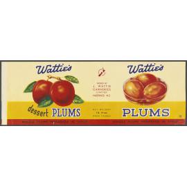 "Wattie's dessert Plums"