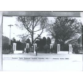 Entrance Gates, Botanical Gardens, Dunedin, N.Z.