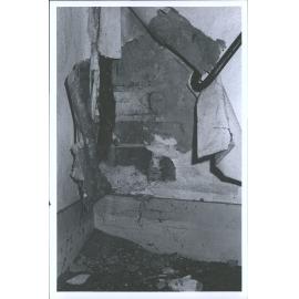 Brick party wall, both mortar and bricks are powdering