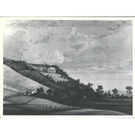 Site of present Dunedin Botanical Gardens, 1866. Then Acclimatisation Society's grounds