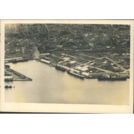Aerial view of Dunedin waterfront 