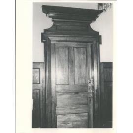 door in hall, Beaten Copper Fingerplates by Miss Glendining