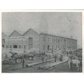 "on reclaimed land which in 1870 was 8 foot of water D. [Madin]"