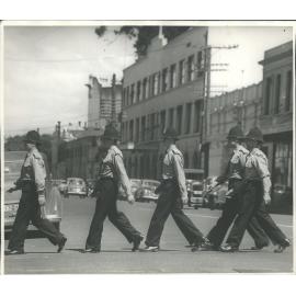 Police in summer uniforms