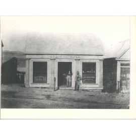 A. S. Wilson in Doorway & Arthur Beverly (clockman)