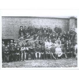 Male staff, probably during the Boer War