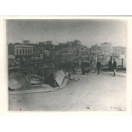 Bank of Otago, Exchange Hotel, Paris & London Restaurant, Fargies & 7 others buildings destroyed. Among the buildings destroyed