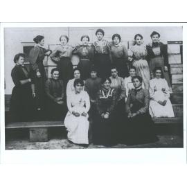 Female staff, about 1902 (or 1896-1900)