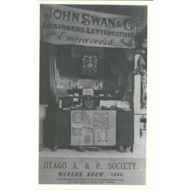 Display at Otago A. & P. Society Winter Show, 1895