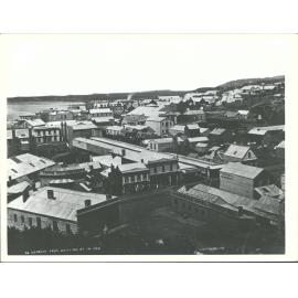 Dunedin from Dowling St in 1862