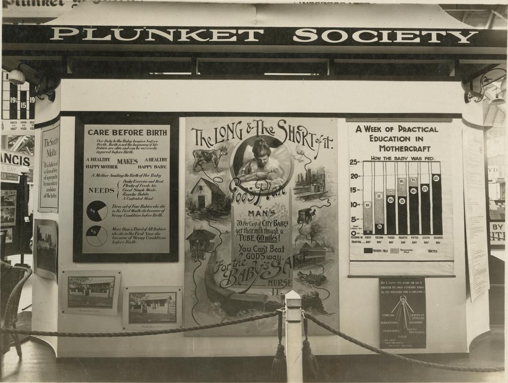 Plunket Society display, New Zealand and South Seas Exhibiton