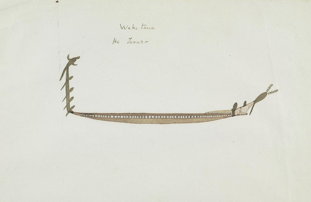 'Waka Taua, He Tararo'