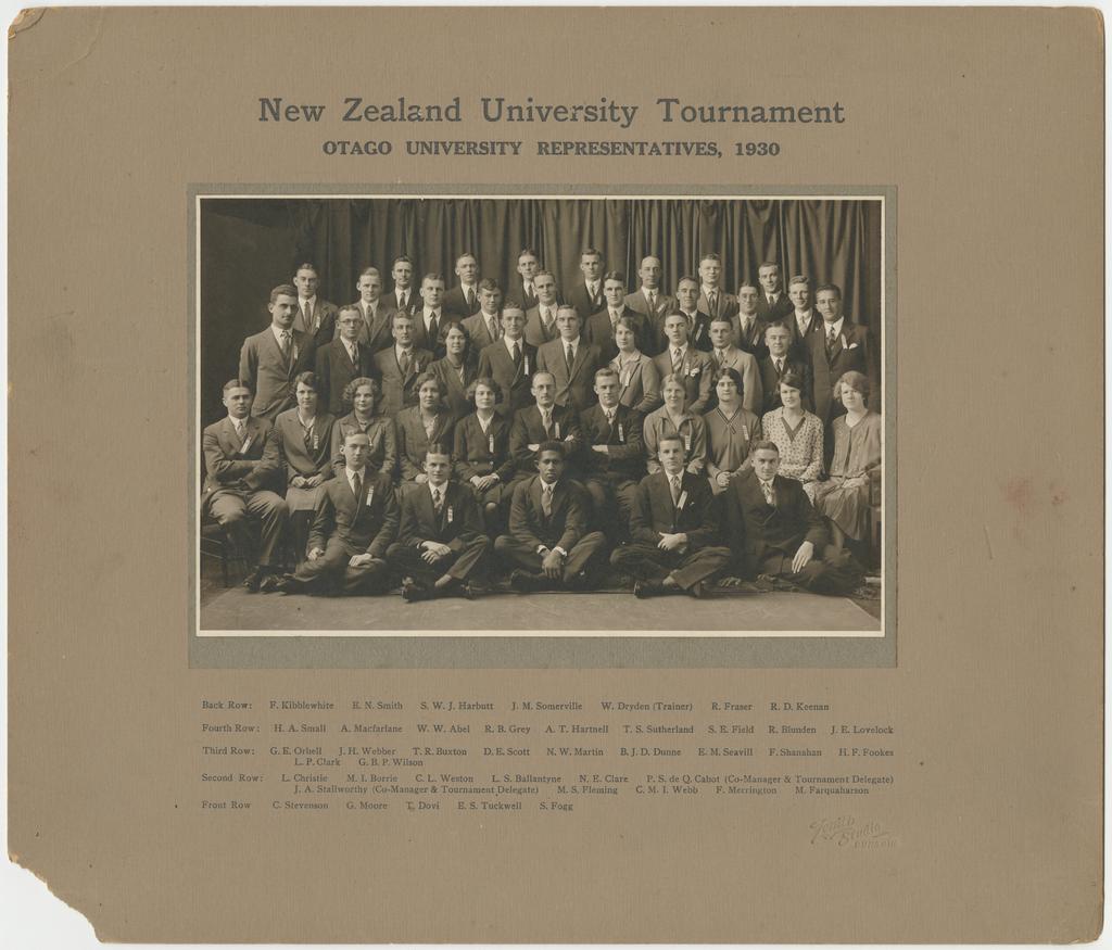University of Otago representatives, New Zealand University Tournaments