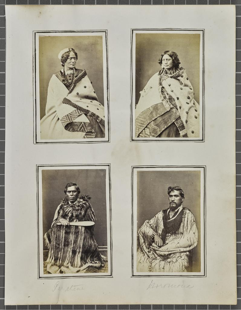 Four  Māori portraits - P2021-024
