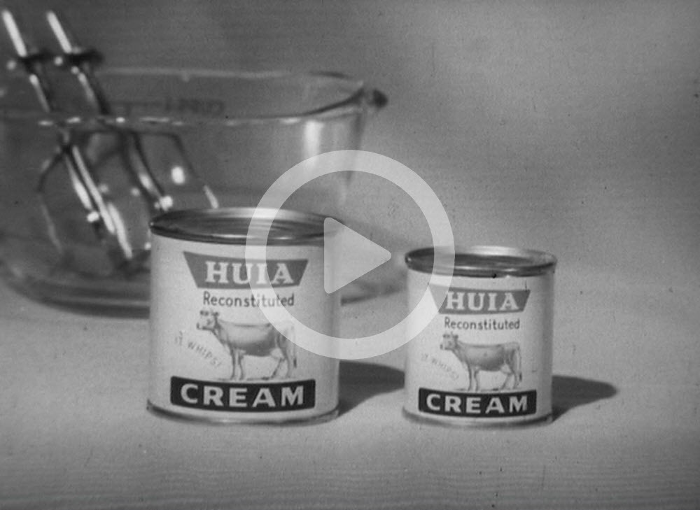 Commercial for Huia reconstituted cream