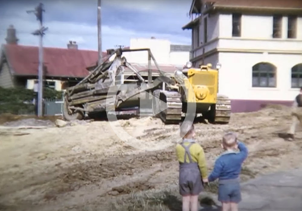 Stuart Street extension works at Roslyn