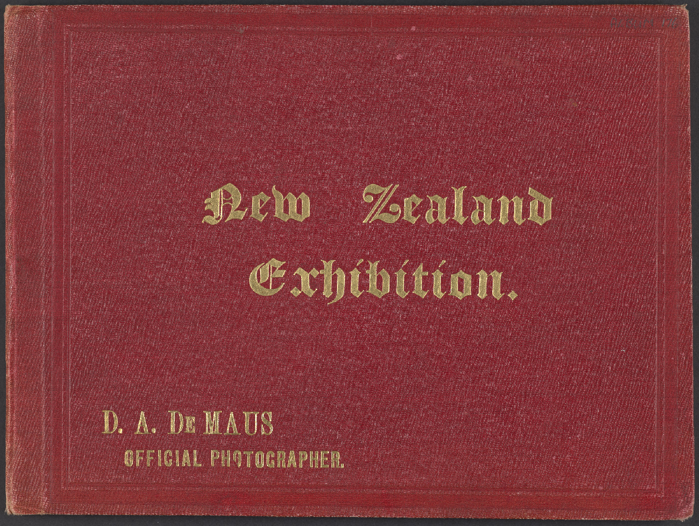 New Zealand Exhibition (1889-1890) photograph album - P2008-056