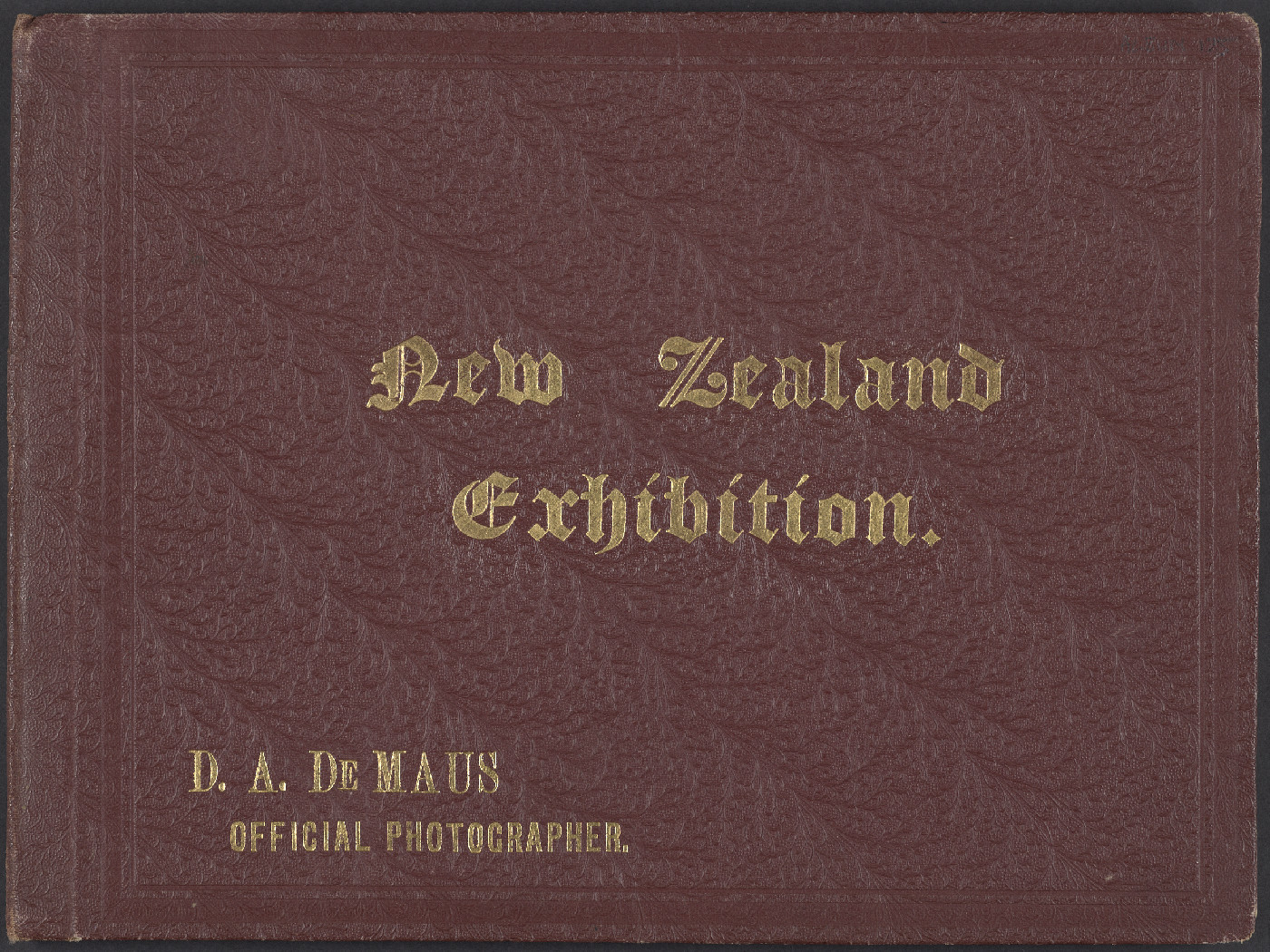 New Zealand Exhibition (1889-1890) photograph album - P2008-055
