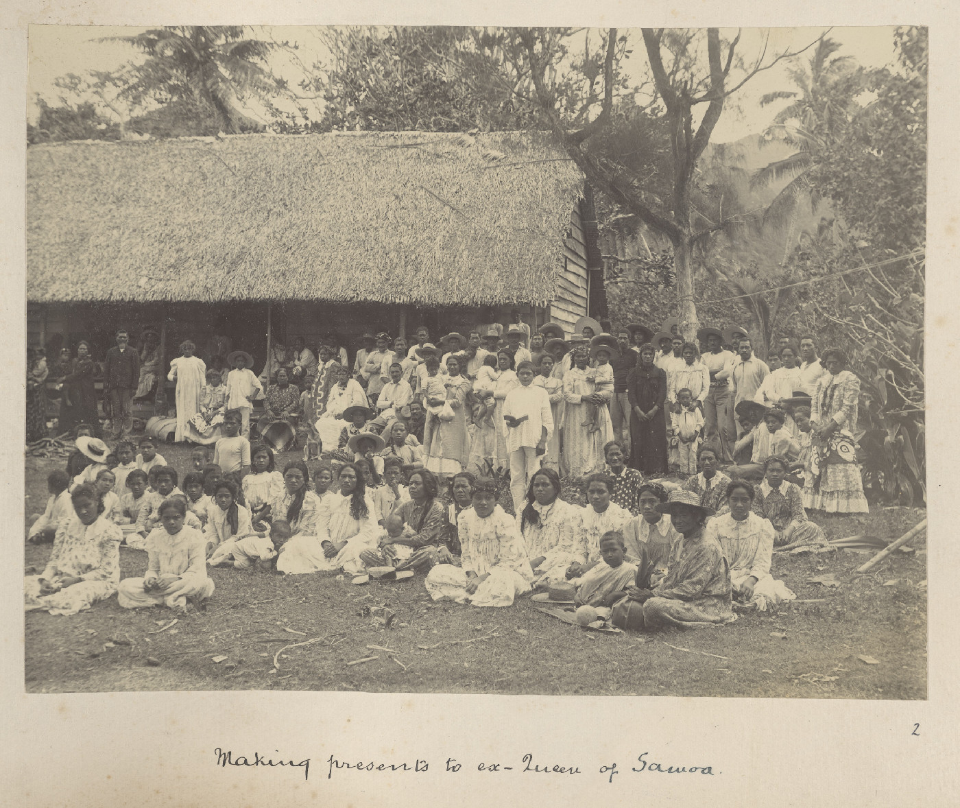 Photograph album relating to S.S. Corinna voyage to Polynesia - P1950-001/2
