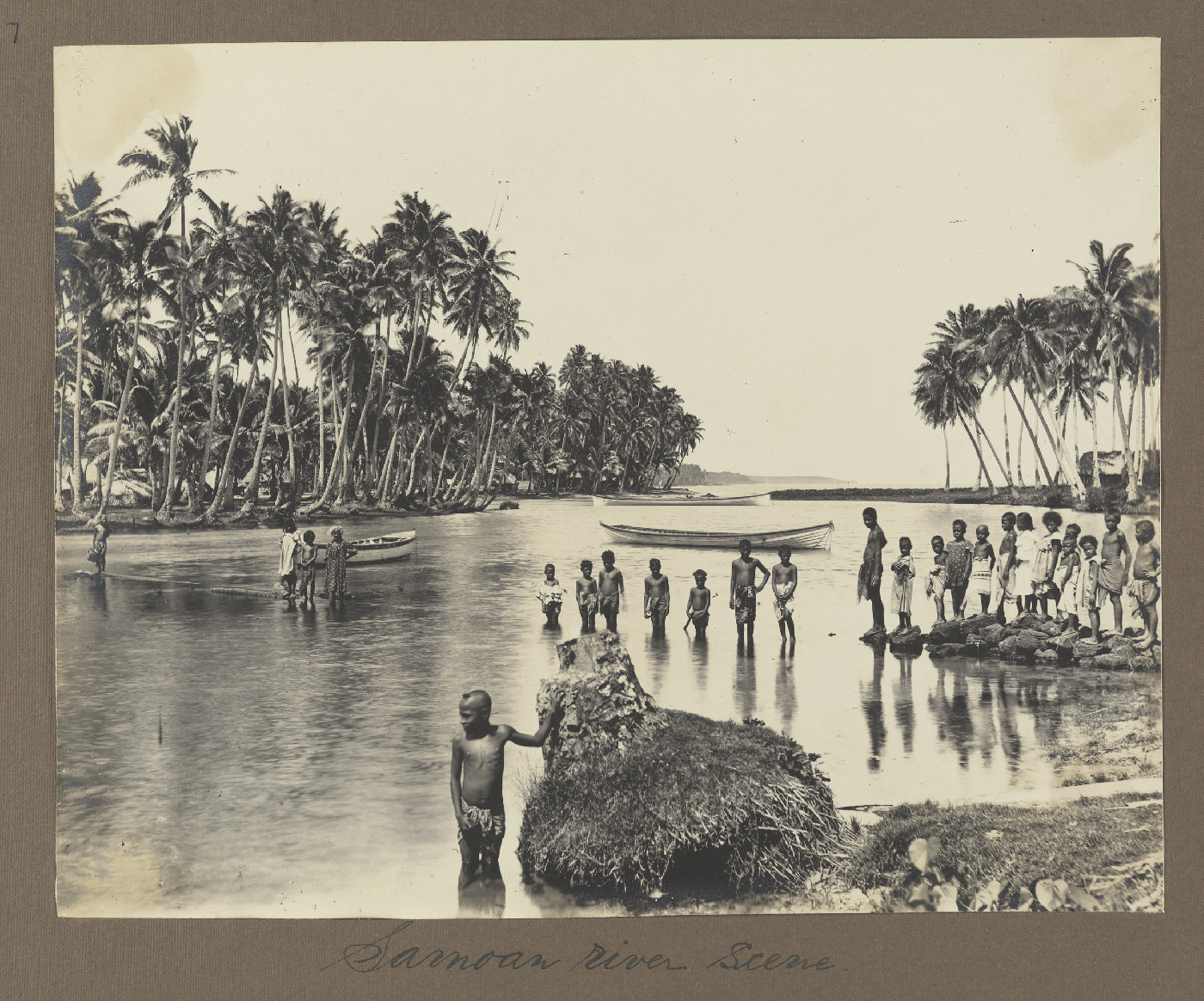 Samoan river scene
